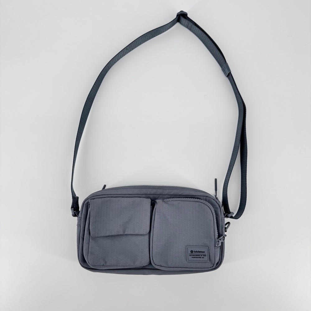 lululemon athletica Charcoal Gray Crossbody Bag
